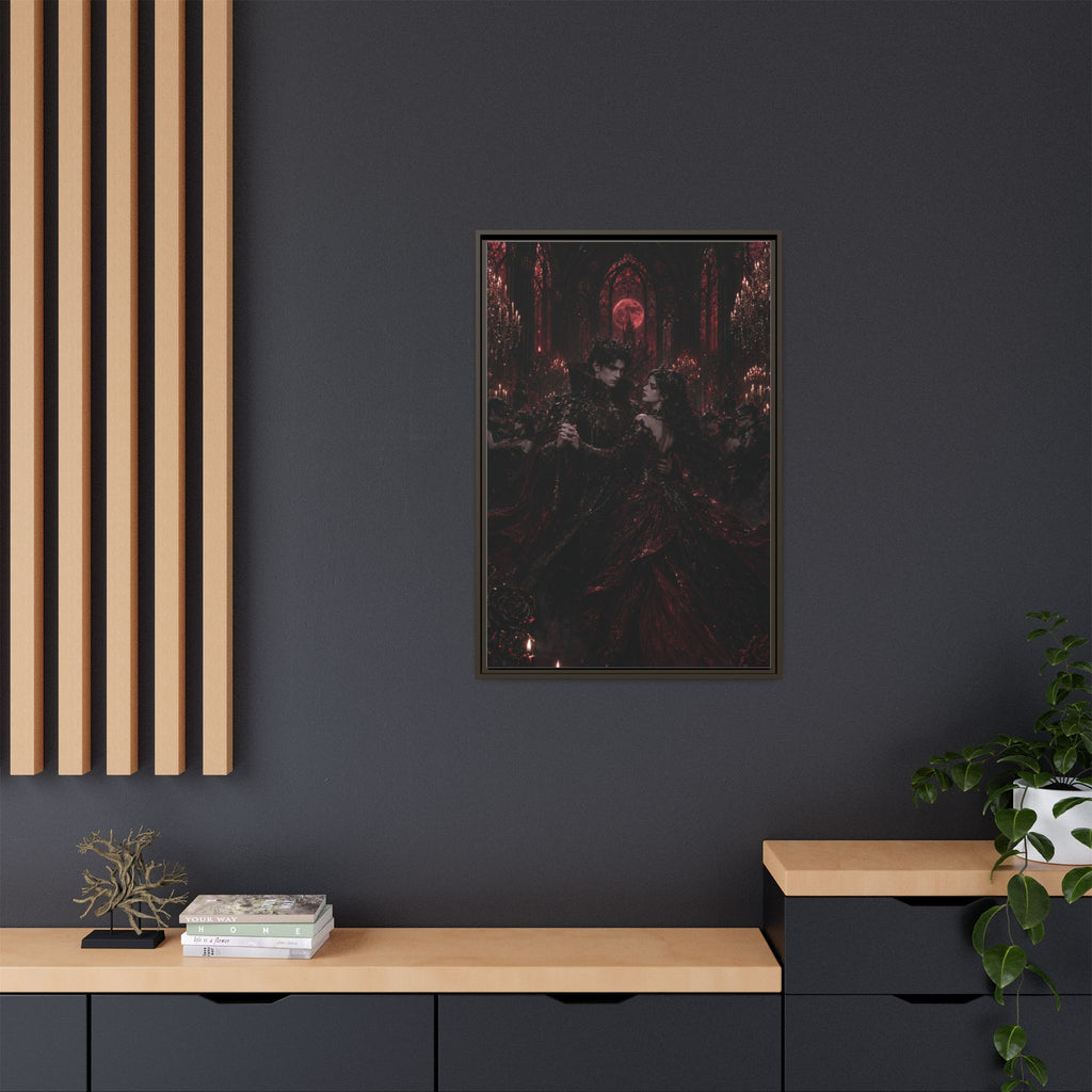Gothic Romance Matte Canvas Print (Framed)