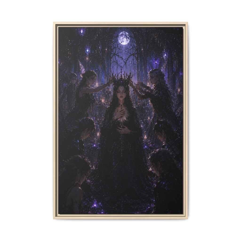 Gothic Moon Queen Fine Art Paper Print