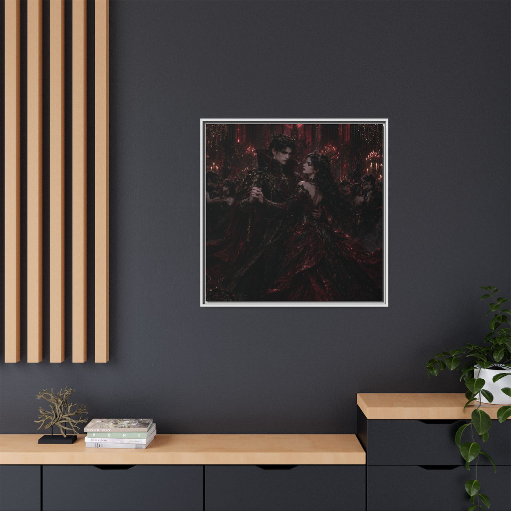 Gothic Romance Matte Canvas Print (Framed)