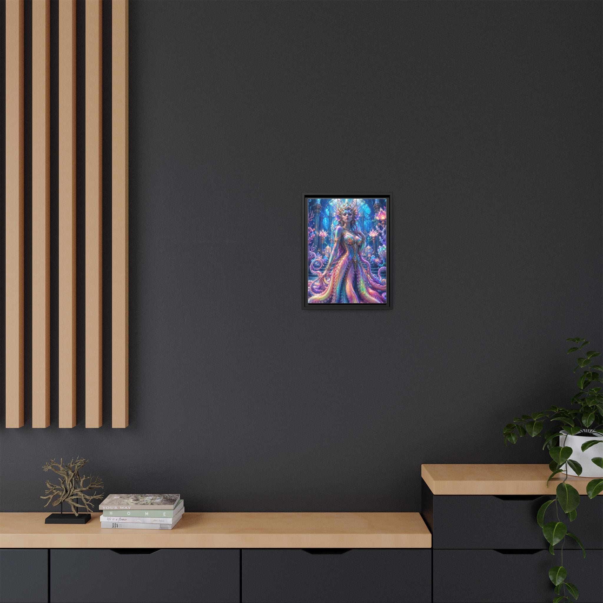 Rainbow Sea Empress Matte Canvas Print (Framed)