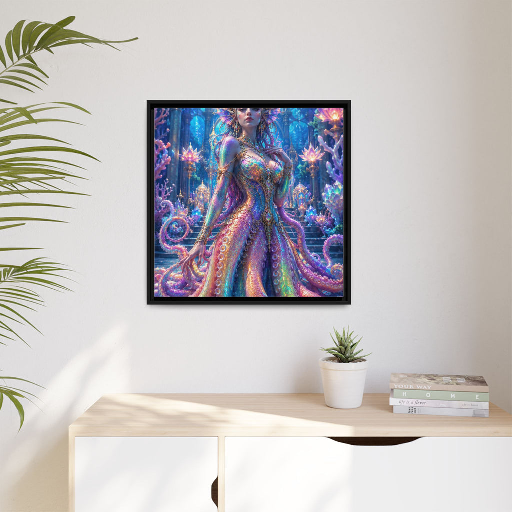 Rainbow Sea Empress Matte Canvas Print (Framed)
