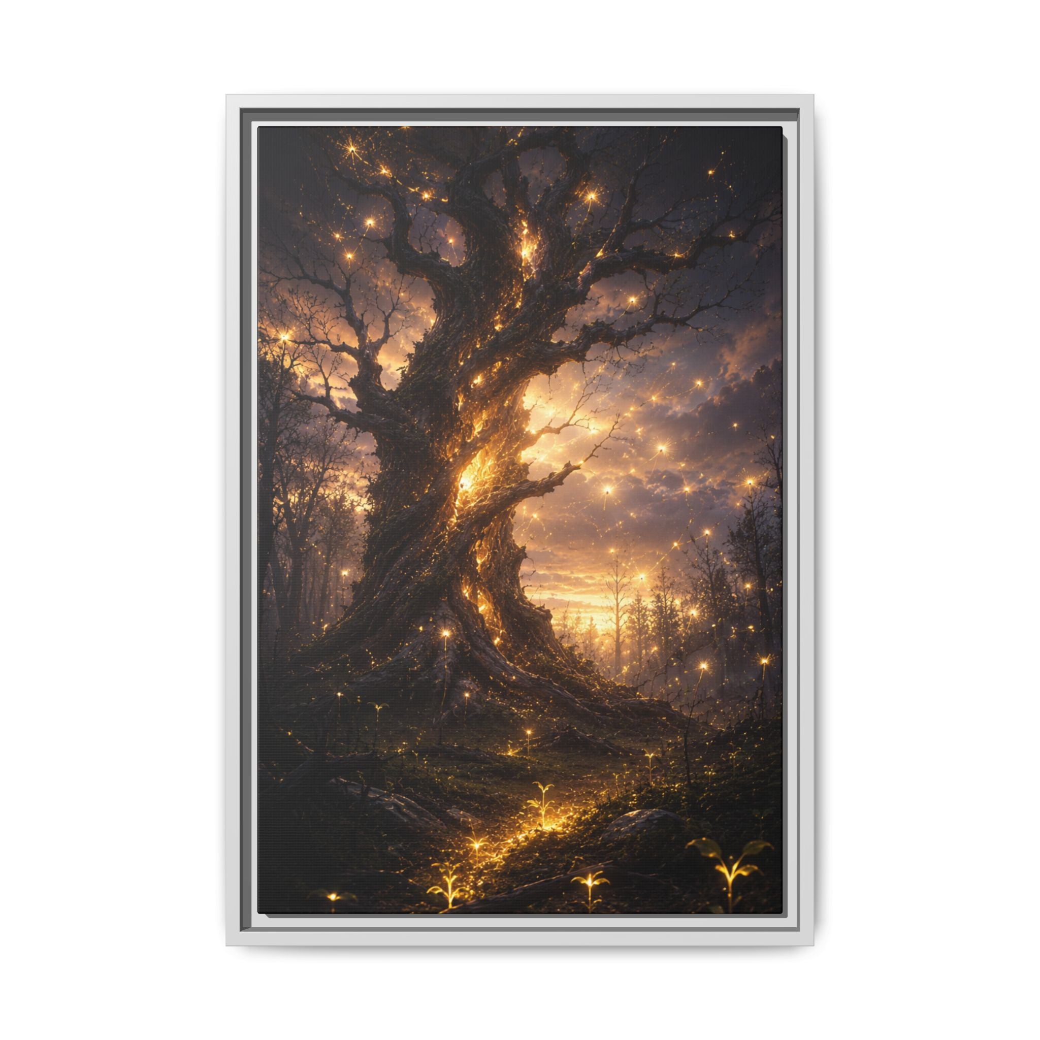 Enchanted Tree Fine Art Paper Print — Fantasy Wall Art