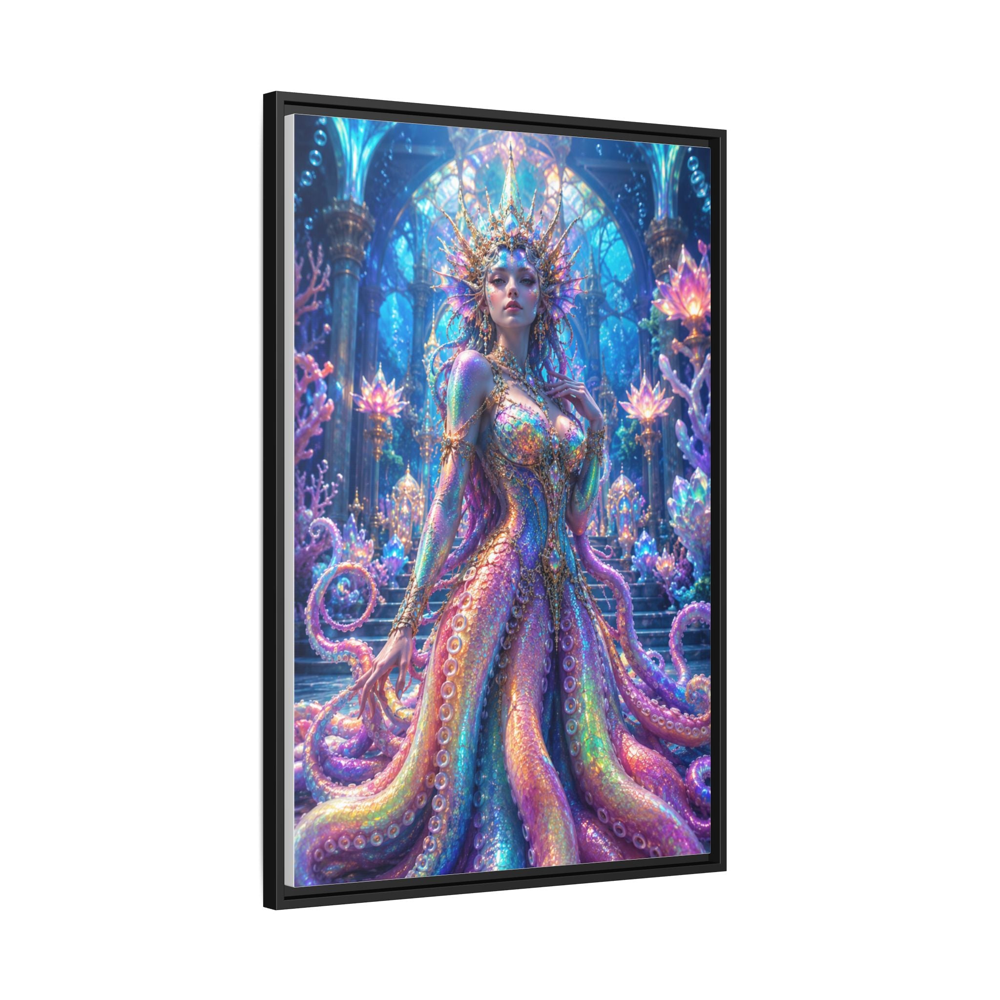 Rainbow Sea Empress Matte Canvas Print (Framed)