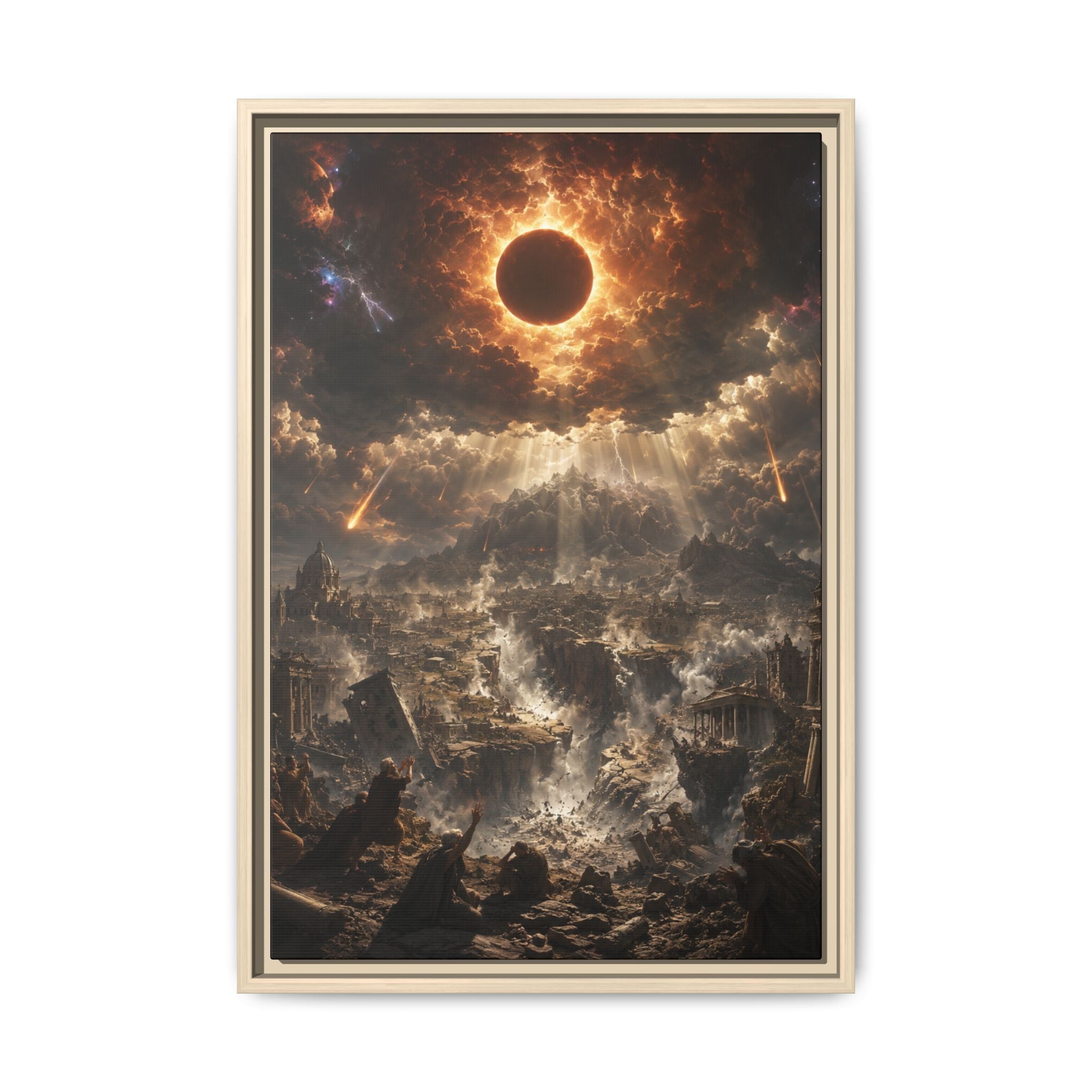 Eclipse Apocalypse Matte Fine Art Paper Print