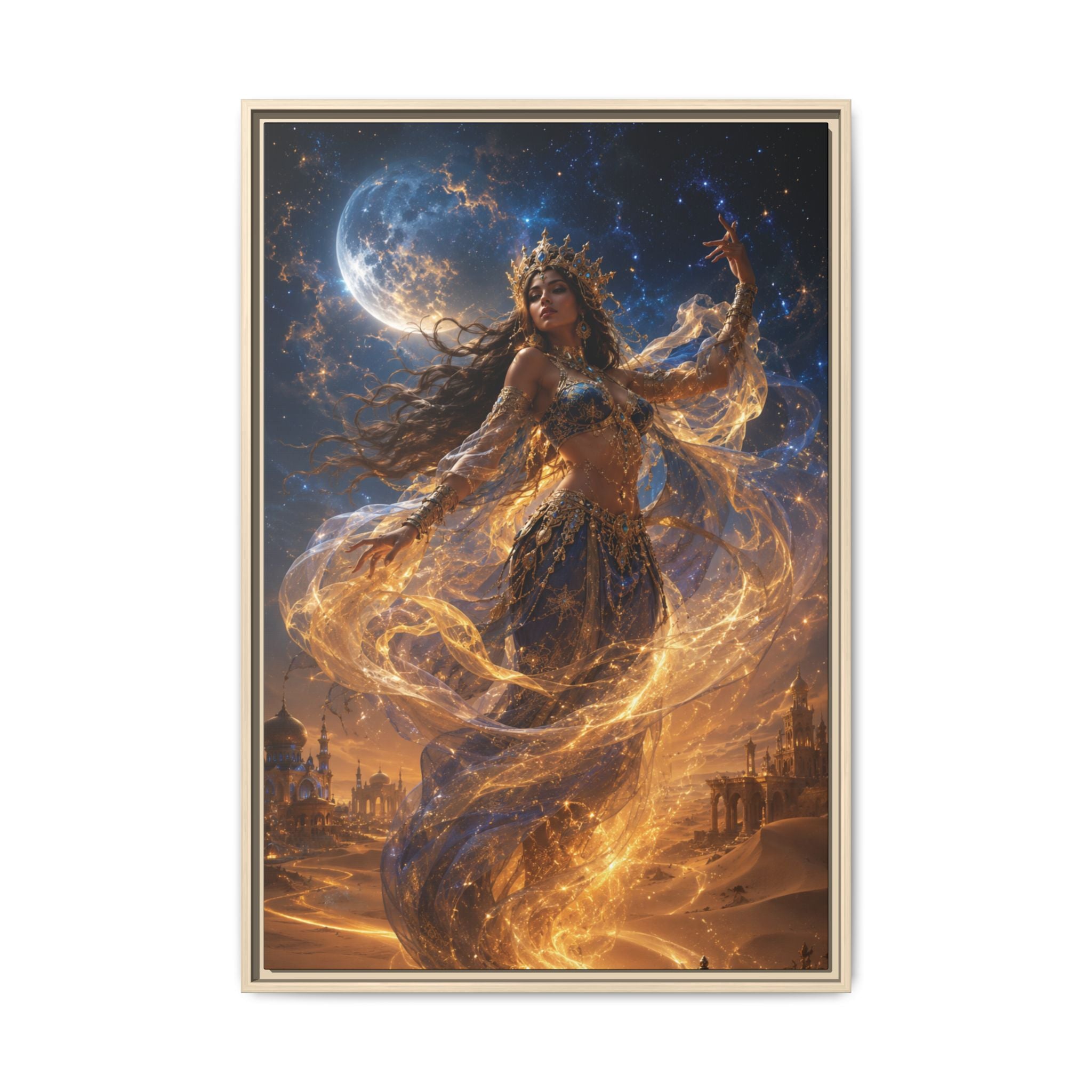 Fine Art Paper Print — Mystical Desert Genie Art
