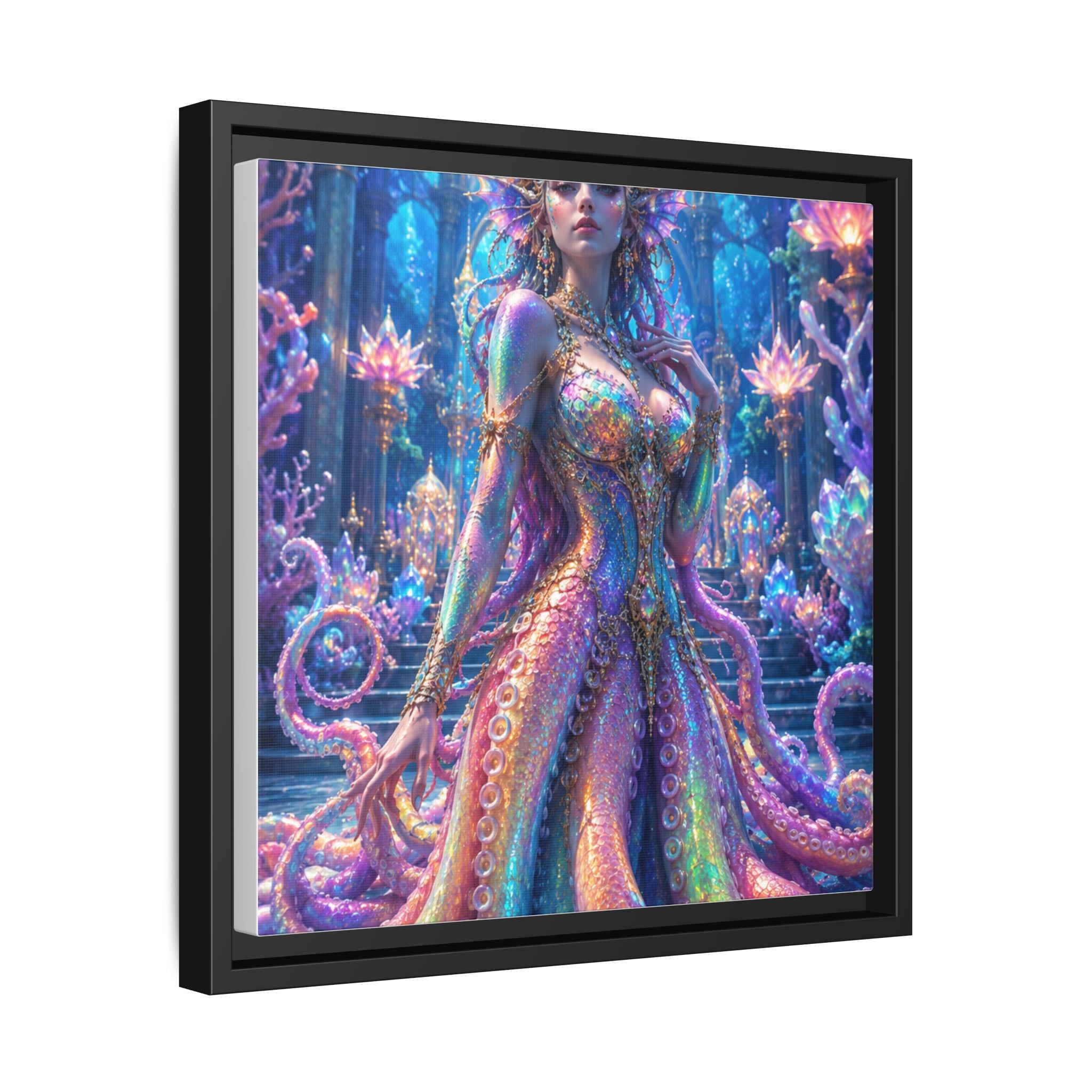 Rainbow Sea Empress Matte Canvas Print (Framed)