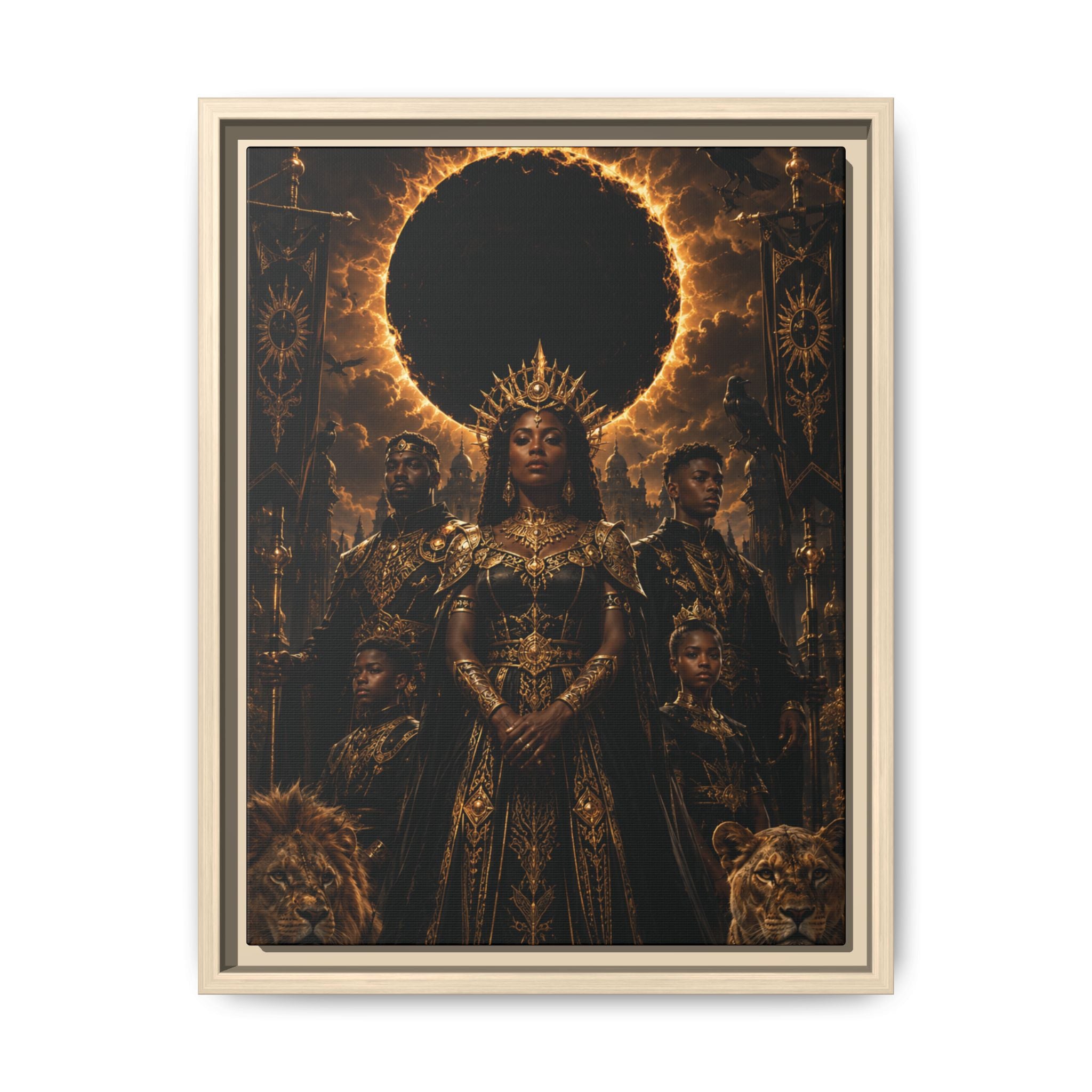 Regal Eclipse Fine Art Paper Print — Art Poster
