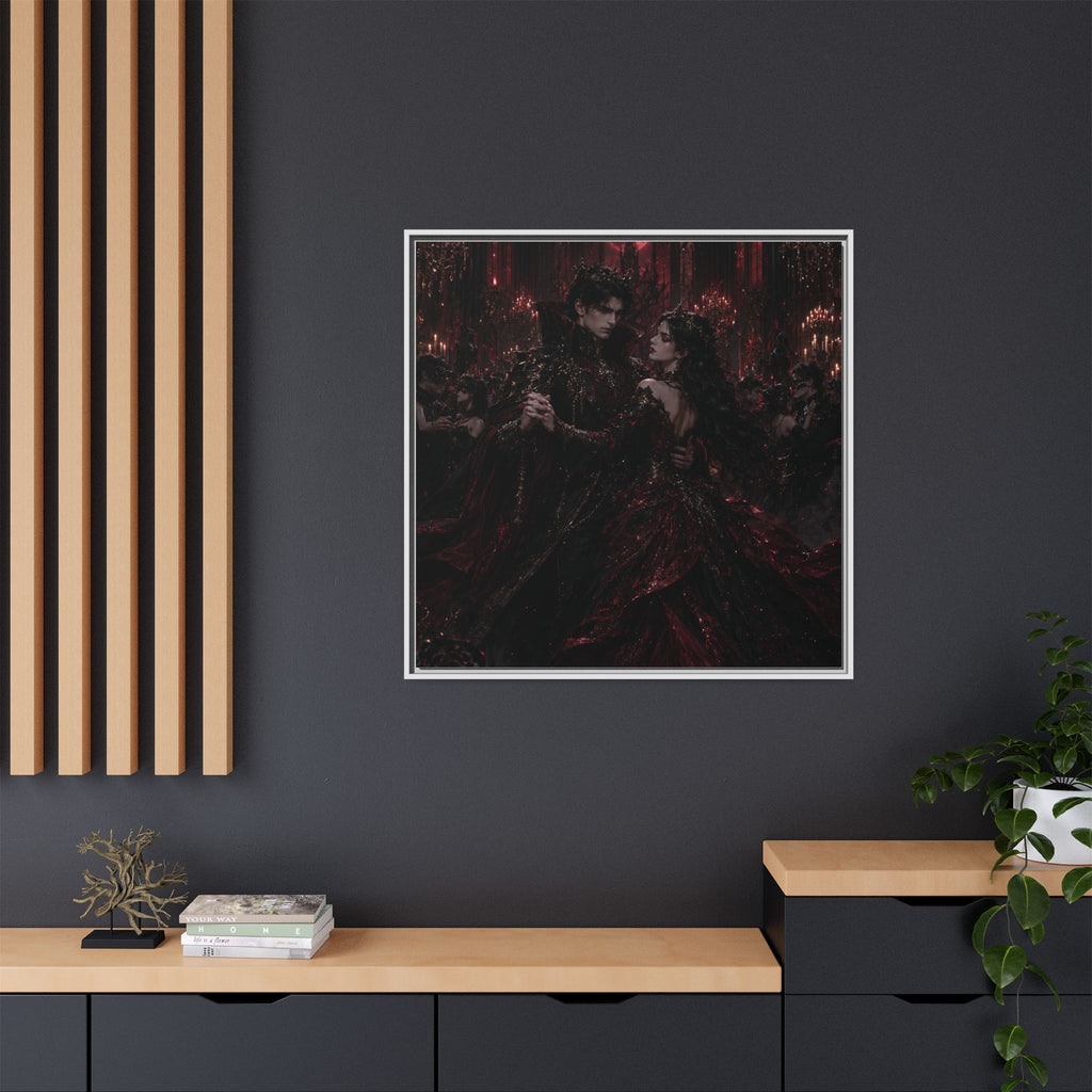 Gothic Romance Matte Canvas Print (Framed)