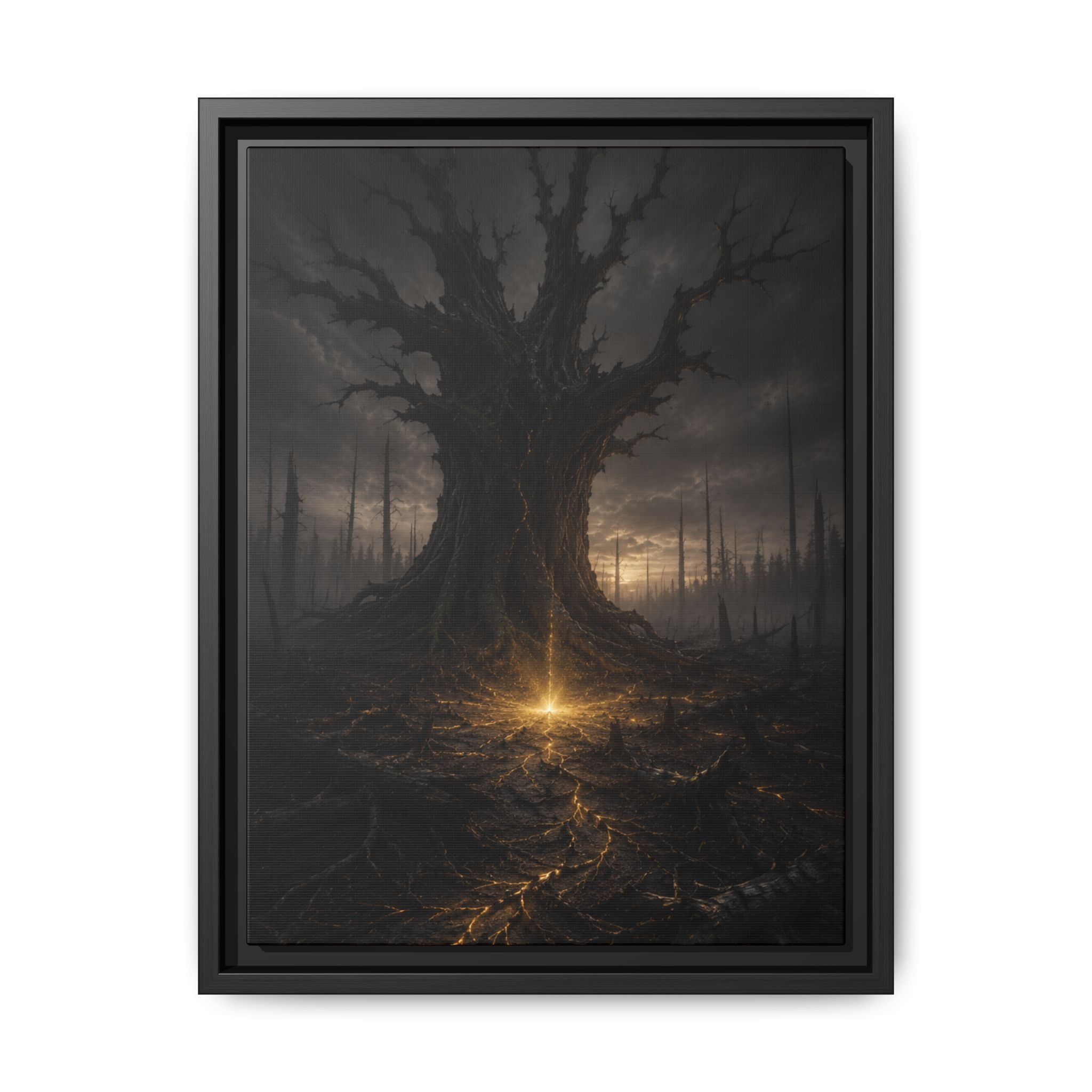 Dark Fantasy Tree Fine Art Paper Print — Fine Art Paper Print