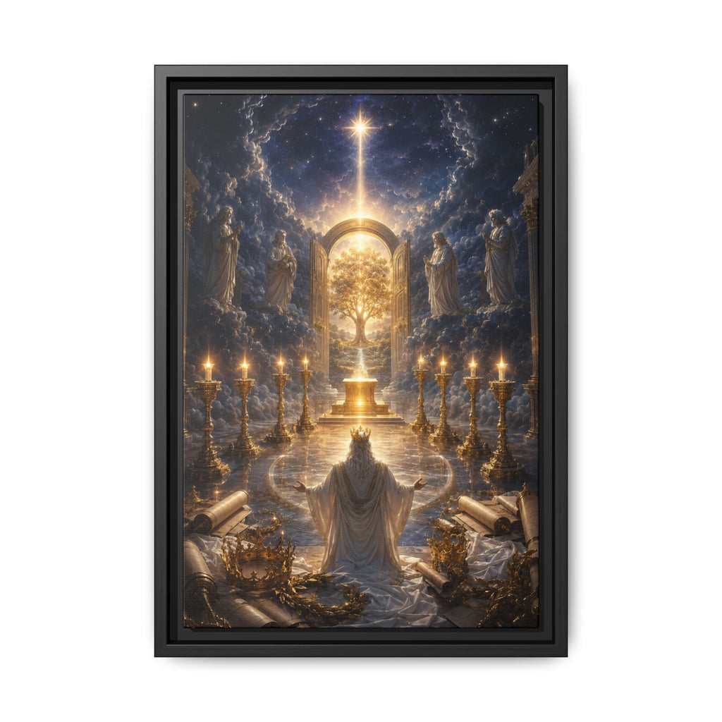 Fine Art Paper Print — Radiant Sacred Altar Scene