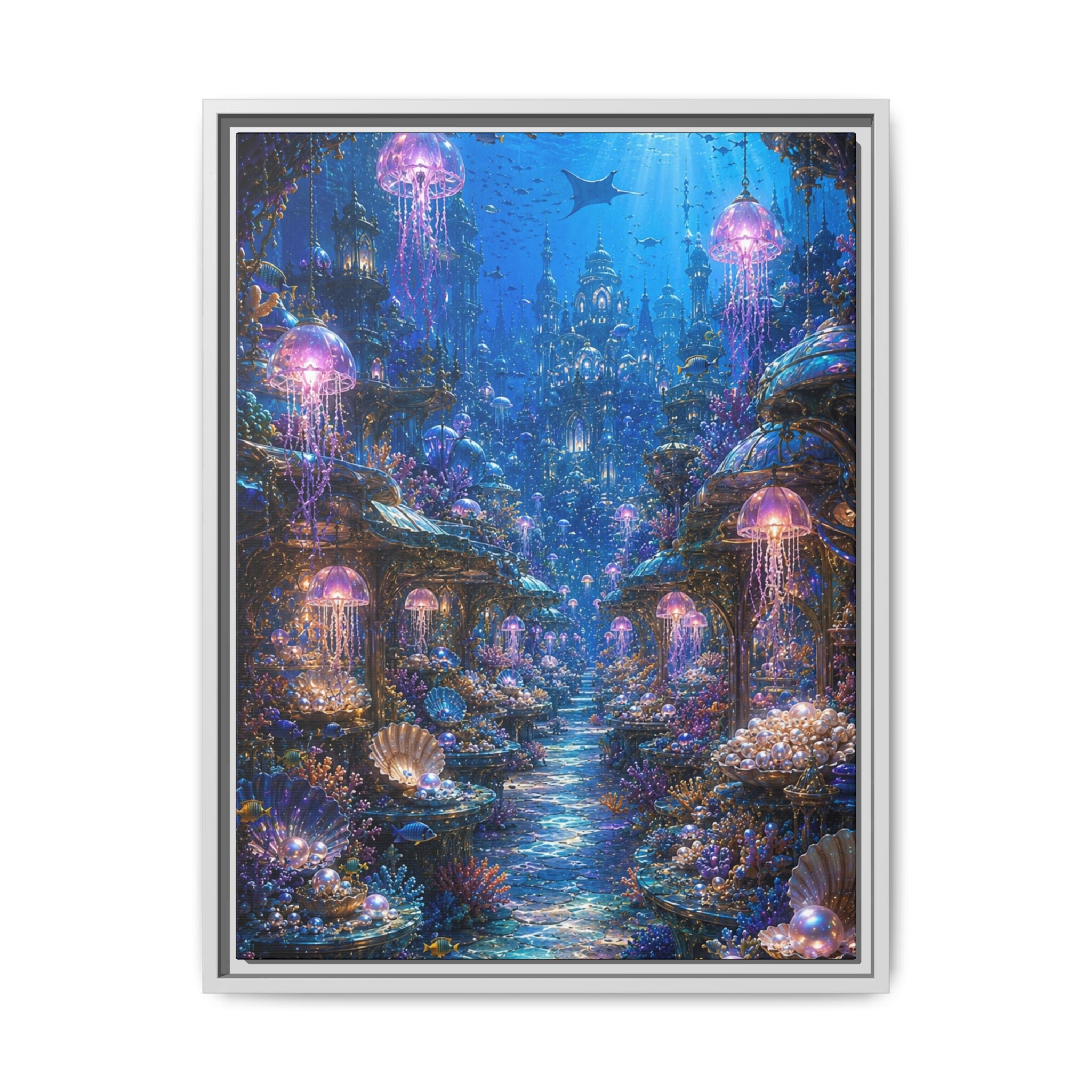 Underwater Jellyfish Forest Fine Art Paper Print — Ocean Wall Art