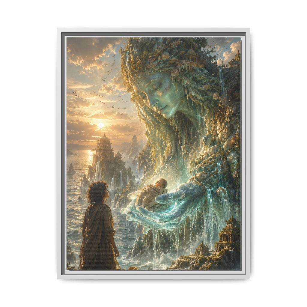 Fine Art Paper Print — Ocean Spirit Guardian Fantasy Art