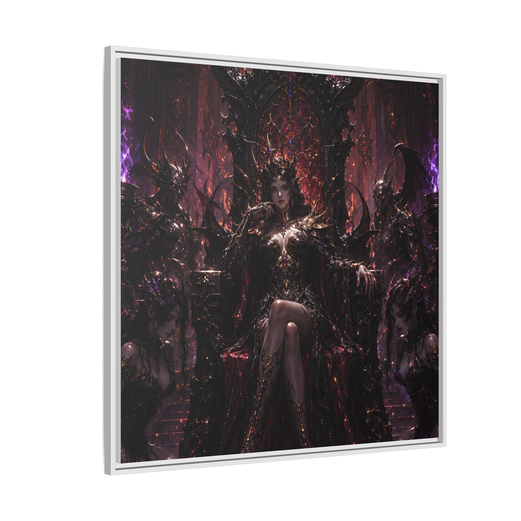 Dark Fantasy Queen Matte Canvas Framed Art