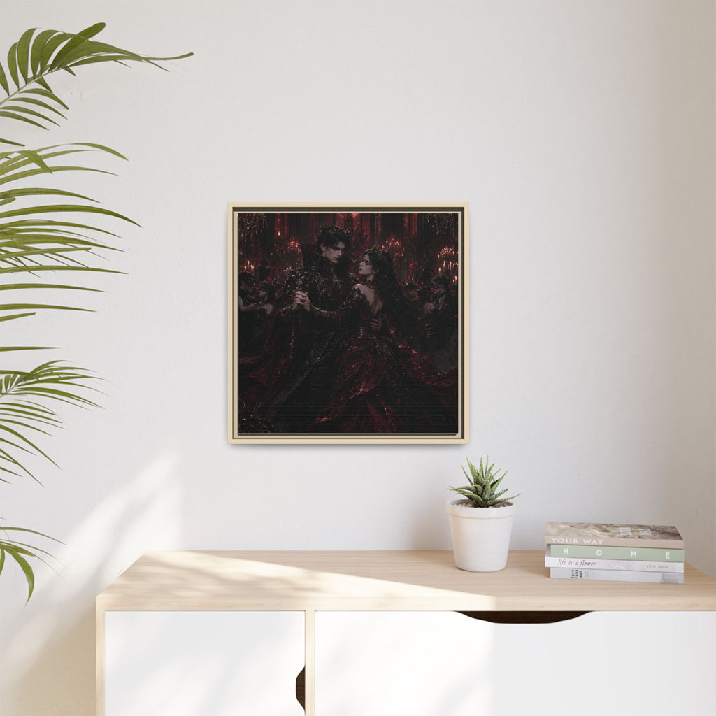 Gothic Romance Matte Canvas Print (Framed)