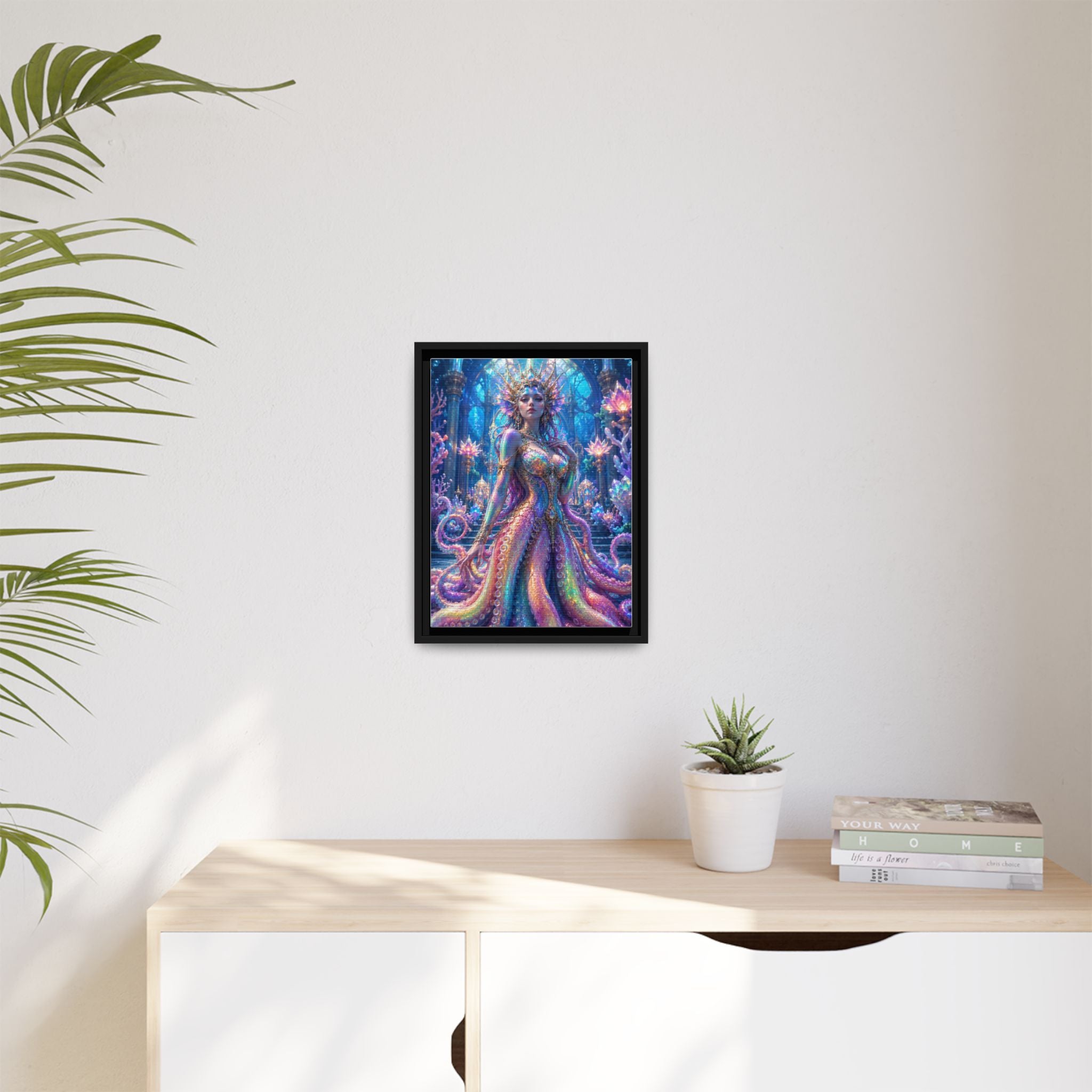 Rainbow Sea Empress Matte Canvas Print (Framed)