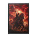 Dark Knight Warrior Fine Art Paper Print