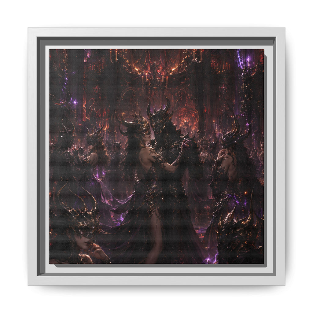 Framed Matte Canvas — Dark Fantasy Demon Lord Wall Art
