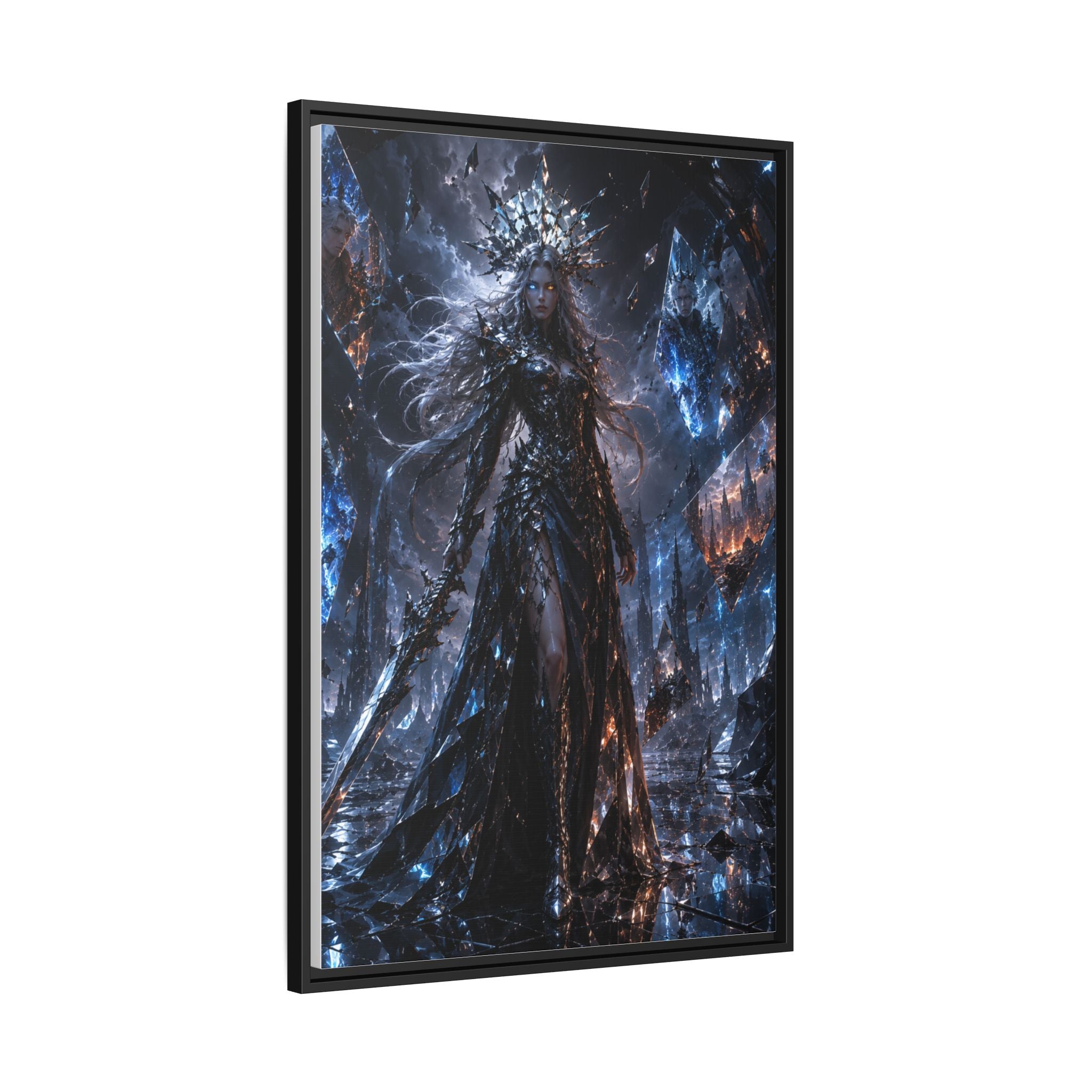 Dark Fantasy Queen Matte Canvas Print — Framed Wall Art