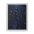 Underwater Siren Matte Fine Art Paper Print — Dark Ocean Mermaid Wall Art