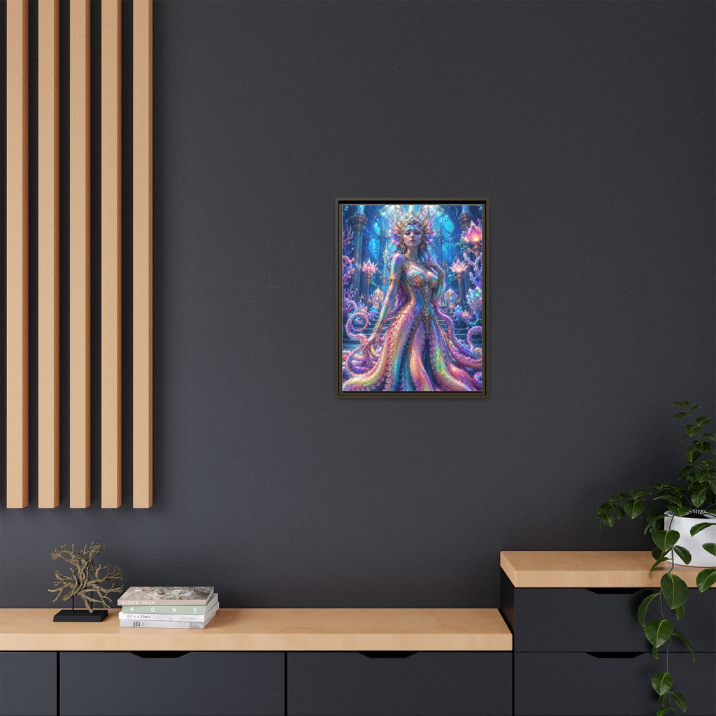 Rainbow Sea Empress Matte Canvas Print (Framed)