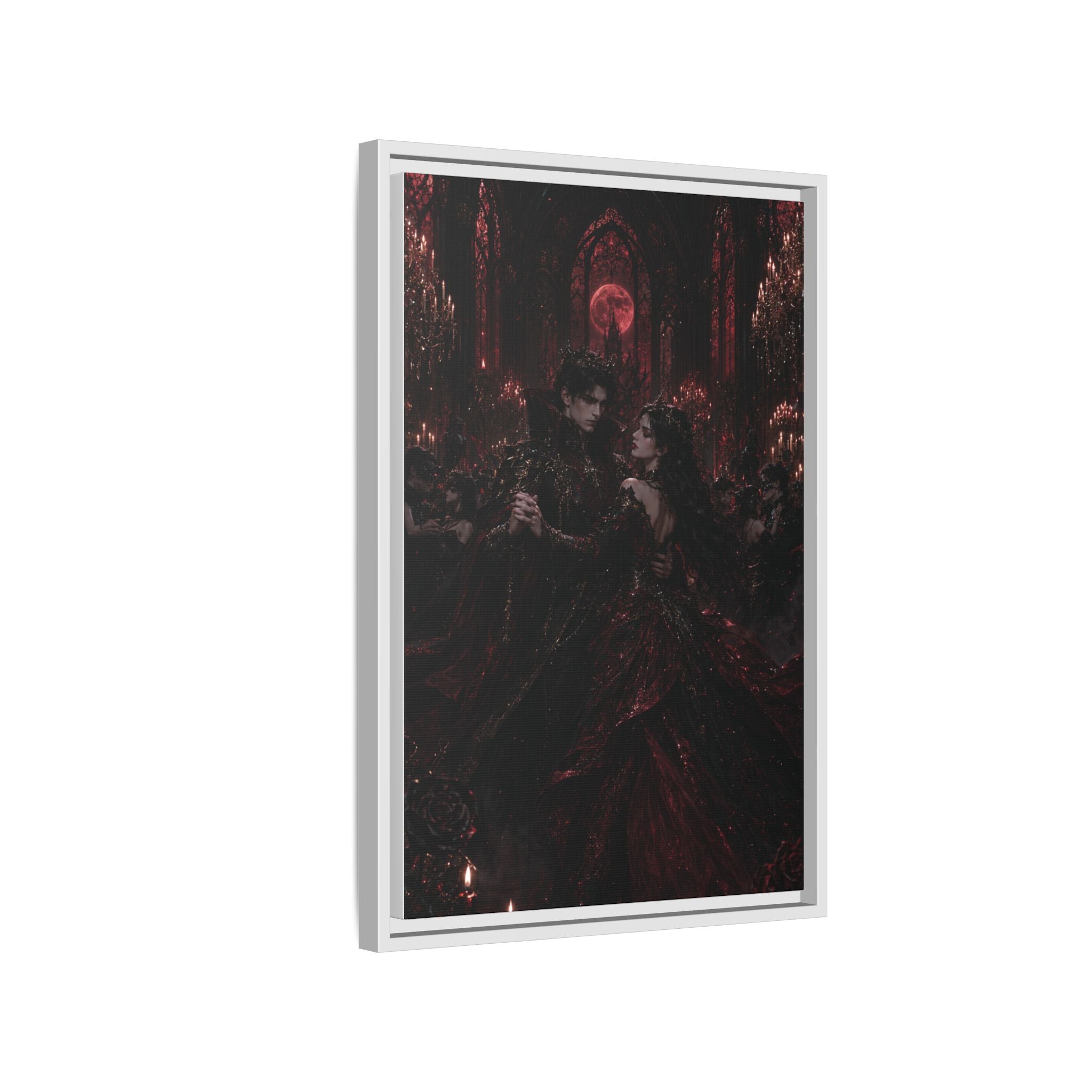 Gothic Romance Matte Canvas Print (Framed)