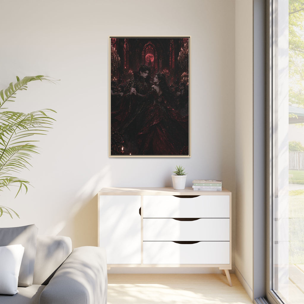 Gothic Romance Matte Canvas Print (Framed)
