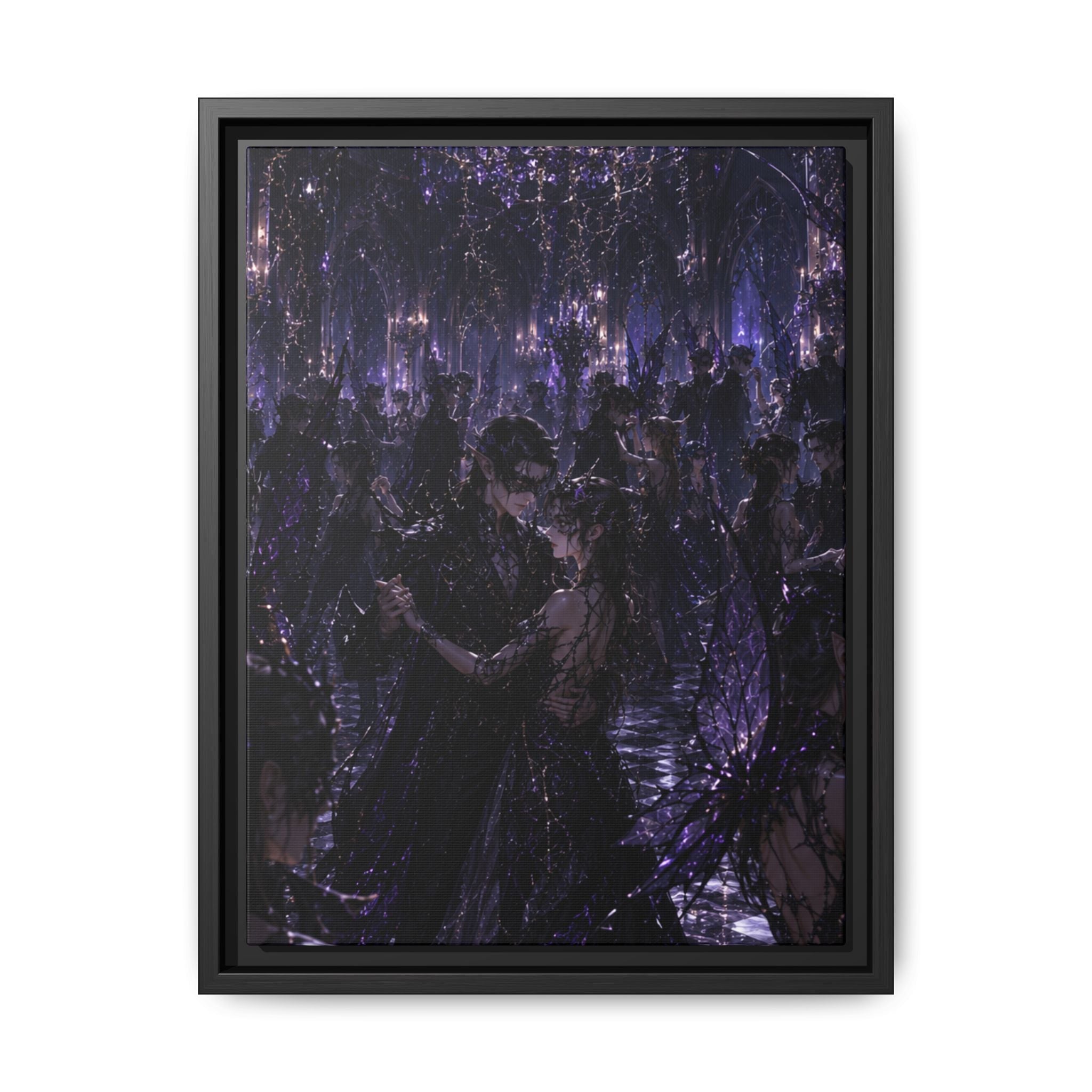 Fine Art Paper Print: Midnight Ballroom Dance Print