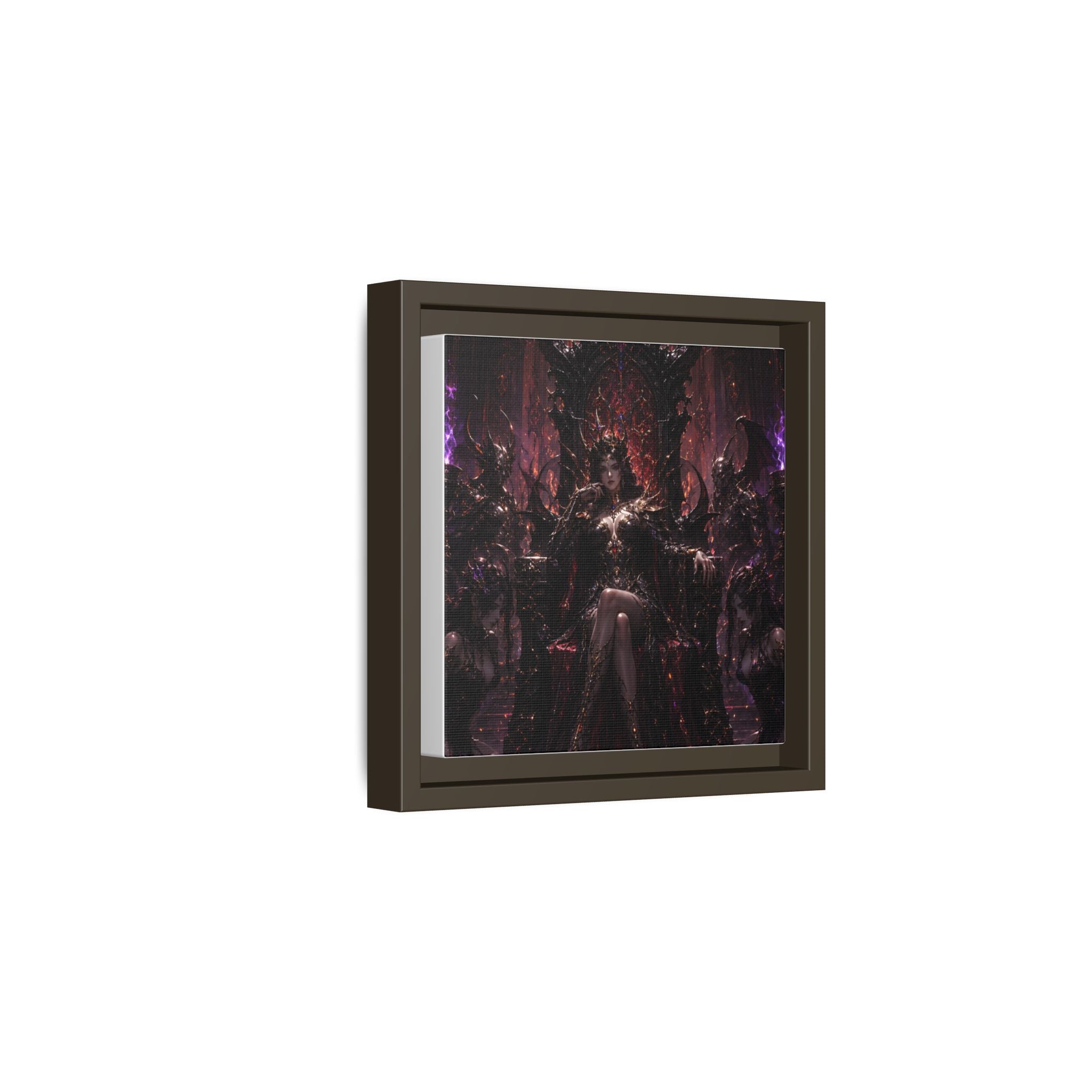 Dark Fantasy Queen Matte Canvas Framed Art