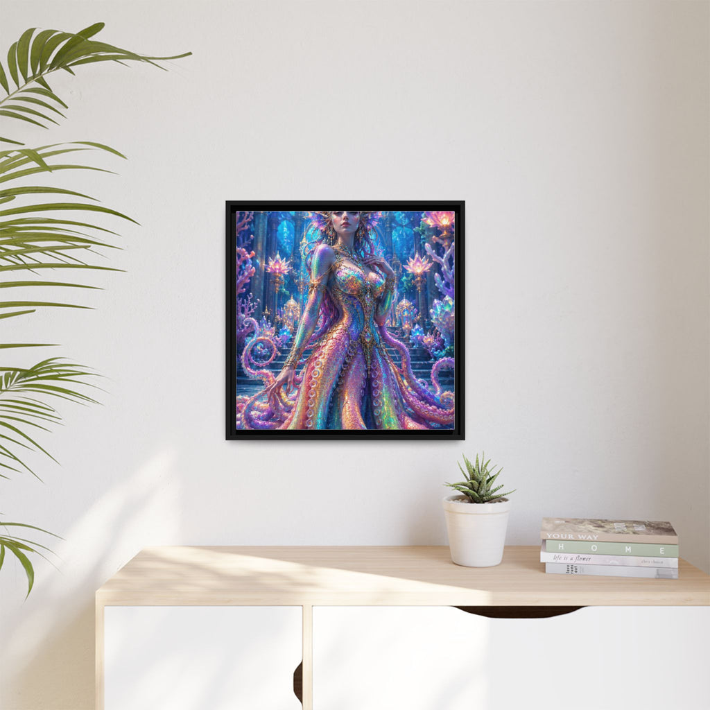 Rainbow Sea Empress Matte Canvas Print (Framed)