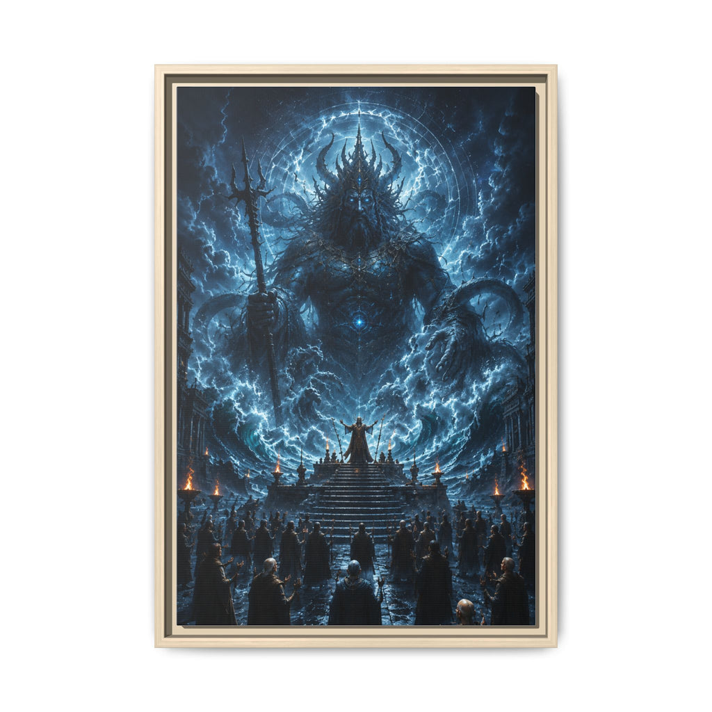 Fine Art Paper Print — Cosmic Dark Deity Art Print